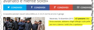 profughi pakistani Macerata – proteste 2015