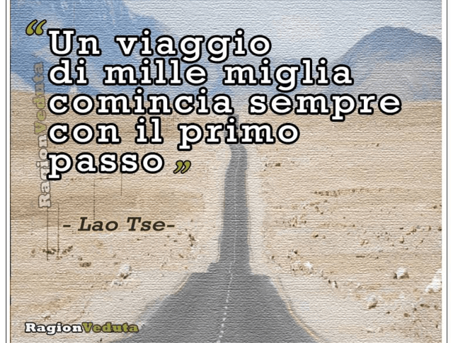 Primo passo - Lao Tse